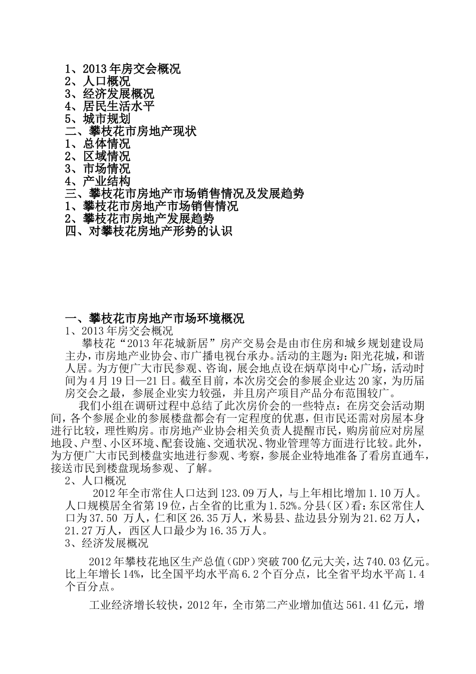 攀枝花市房地产市场调研报告.doc_第2页