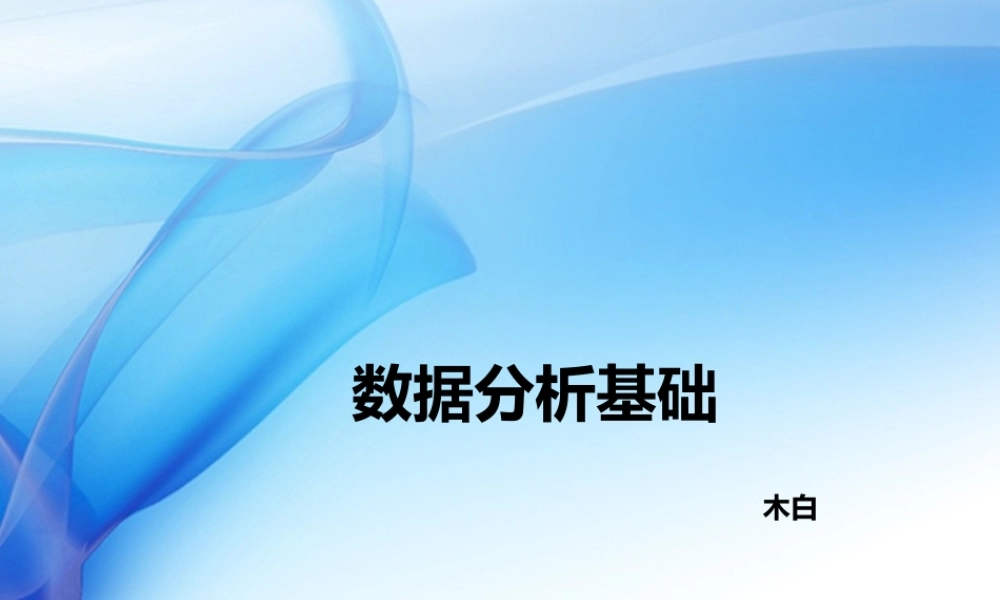数据分析基础.pptx