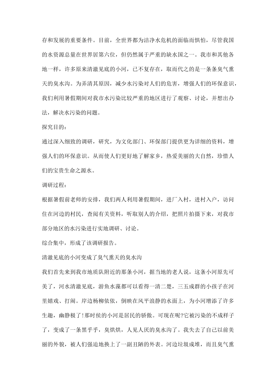 水污染情况调研报告.docx_第3页