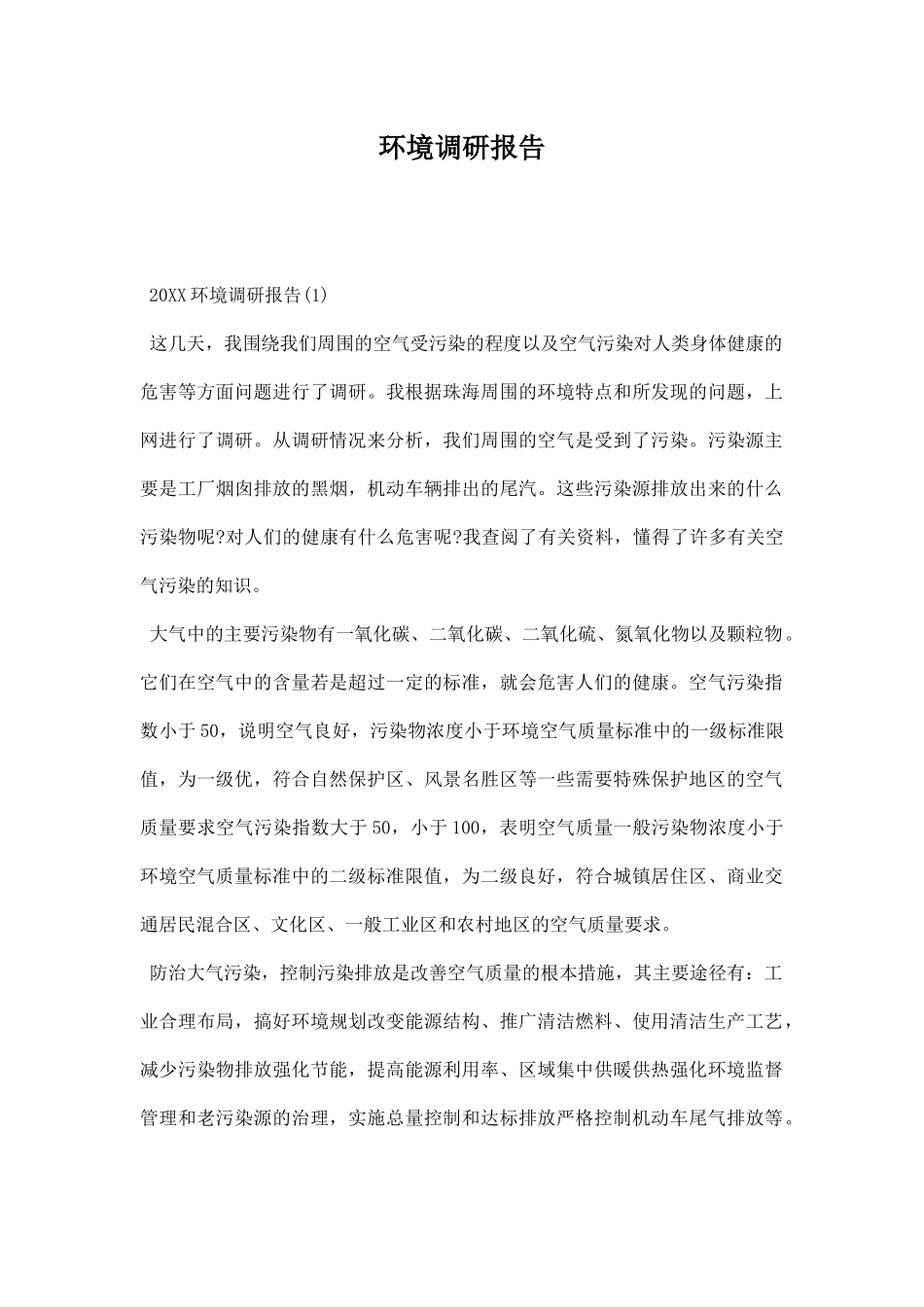 环境调研报告.docx_第1页