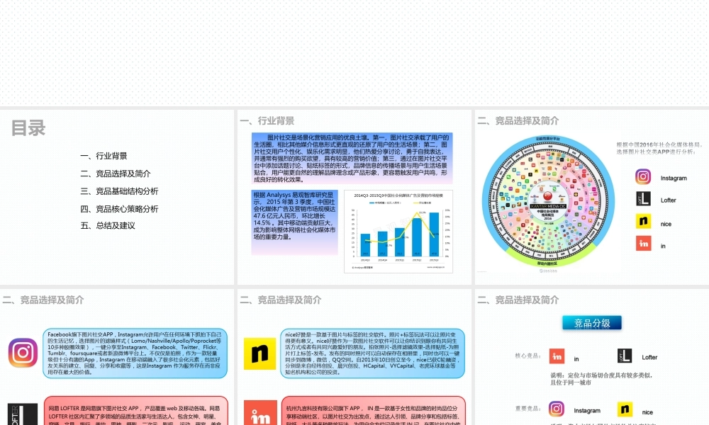 竞品分析-图片社交产品.ppt