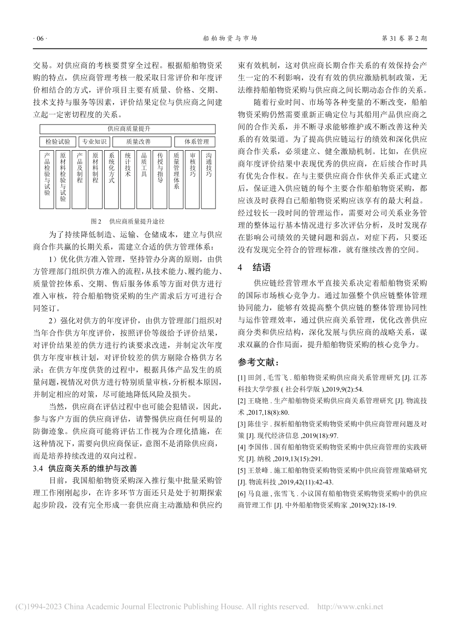 船舶物资采购中供应商质量管理策略研究_关勇.pdf_第3页