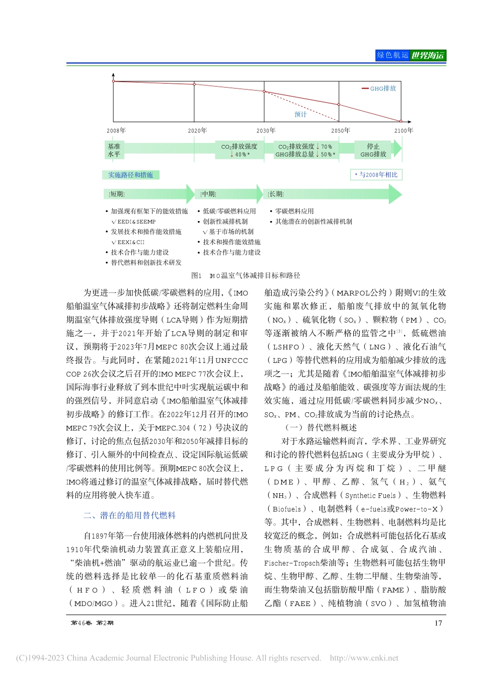 船用替代燃料应用进展_邢辉.pdf_第2页