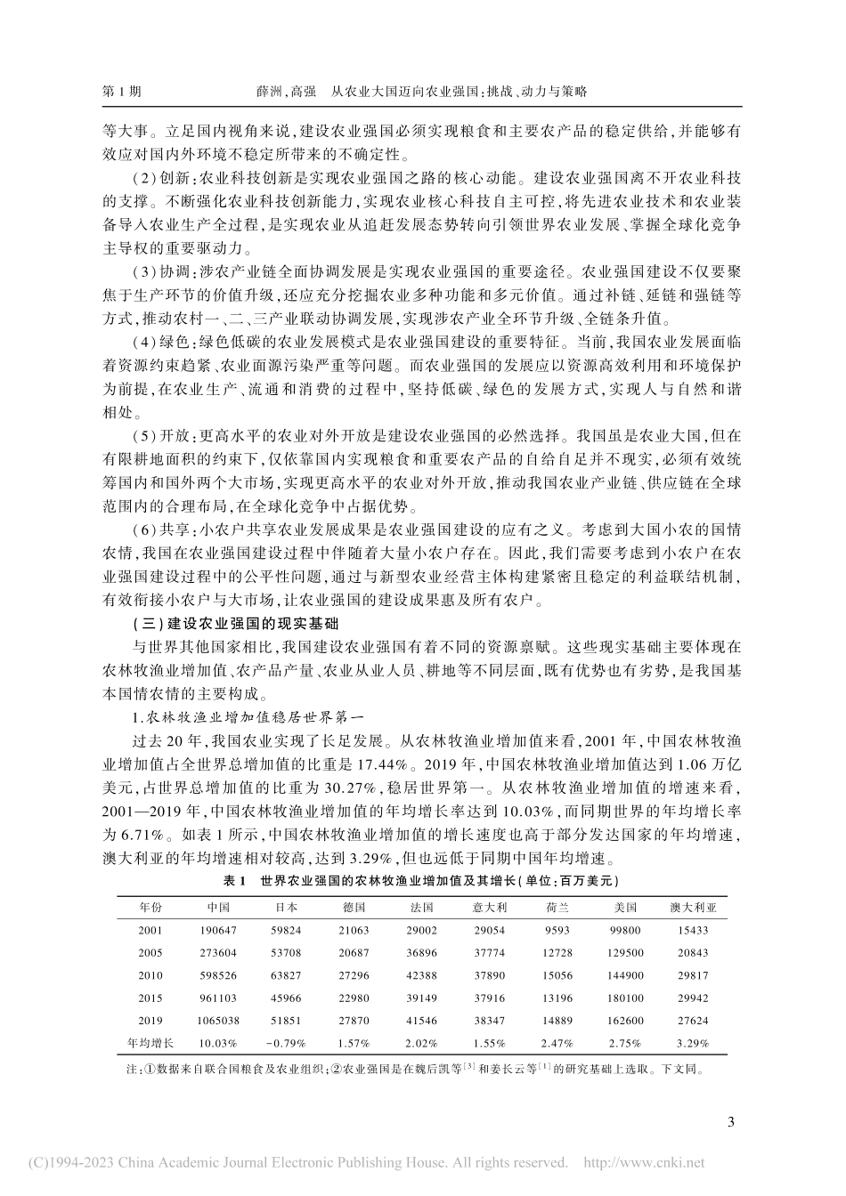 从农业大国迈向农业强国：挑战、动力与策略_薛洲.pdf_第3页