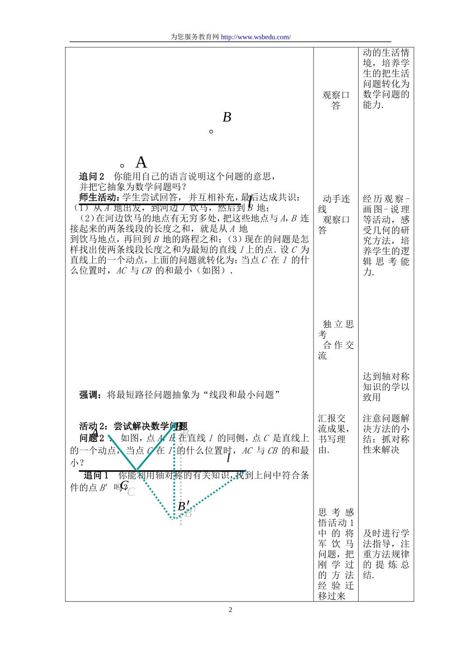 13.4 课题学习 最短路径问题.doc_第2页