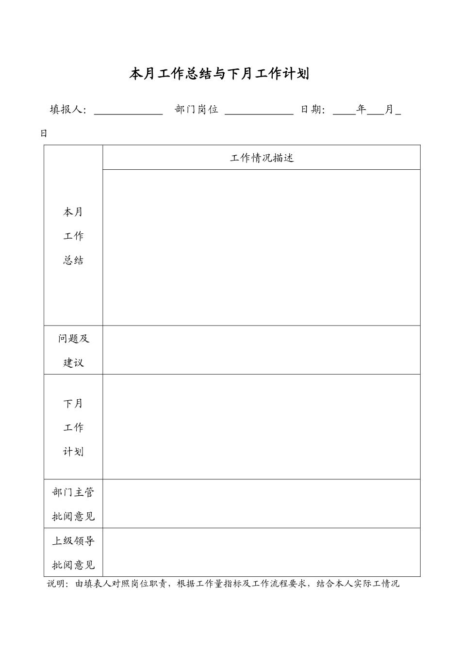 1-3-7本月工作总结与下月工作计划.docx_第1页