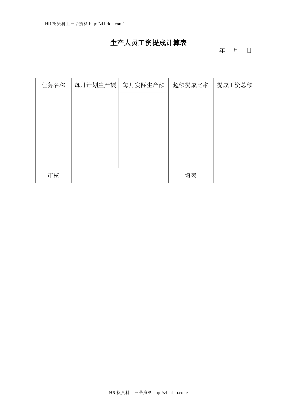 生产人员工资提成计算.doc_第1页