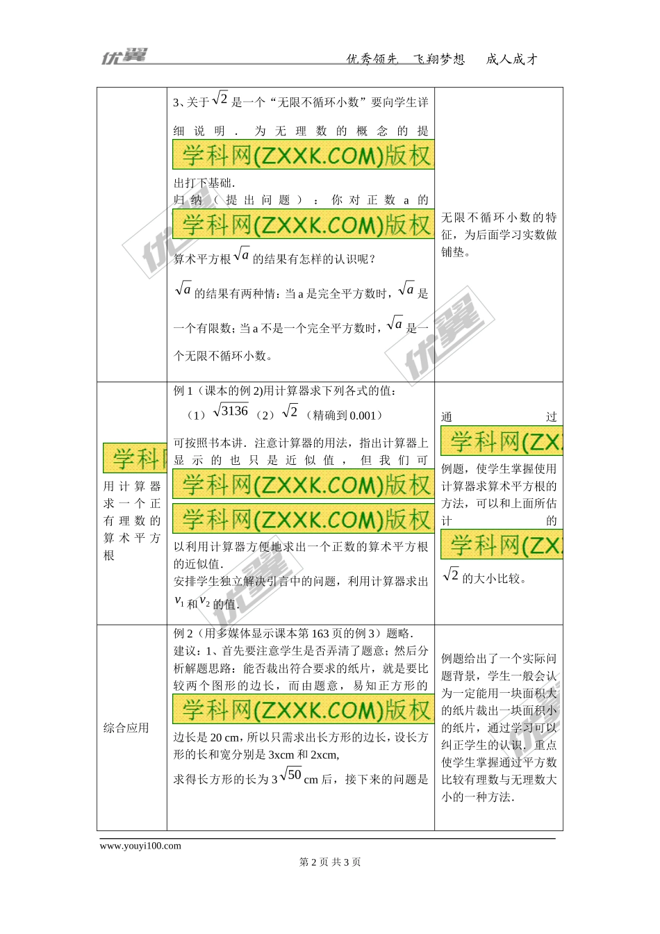 6.1 第2课时用计算器求算术平方根及其大小比较 2.doc_第2页