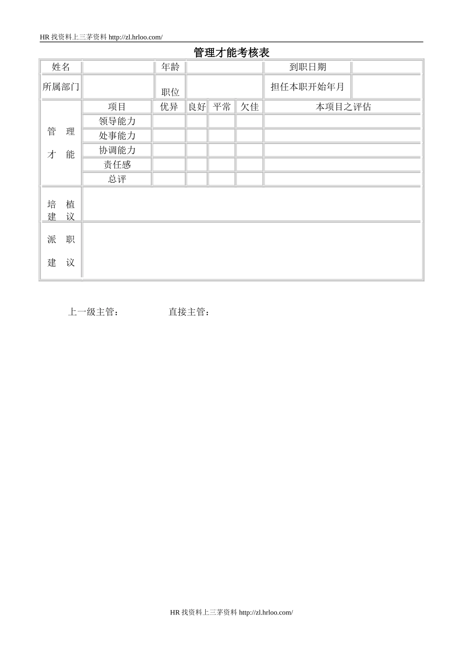 管理才能考核表.doc_第1页
