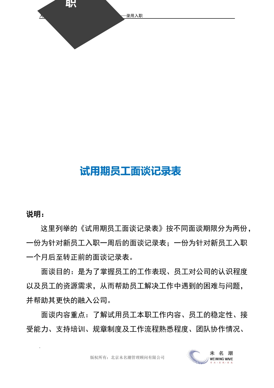 试用期面谈记录表.docx_第3页