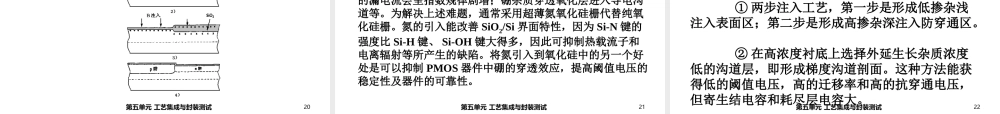 集成电路制造技术：(12)(13)(14)工艺集成与封装测试.ppt