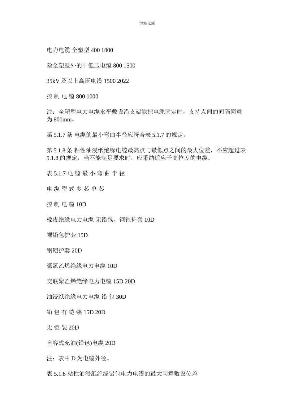 2023年电缆线路的施工及验收规范范文.docx_第2页