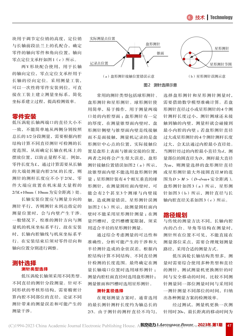 发动机低压涡轮长轴内腔检测技术_高晓斐.pdf_第2页