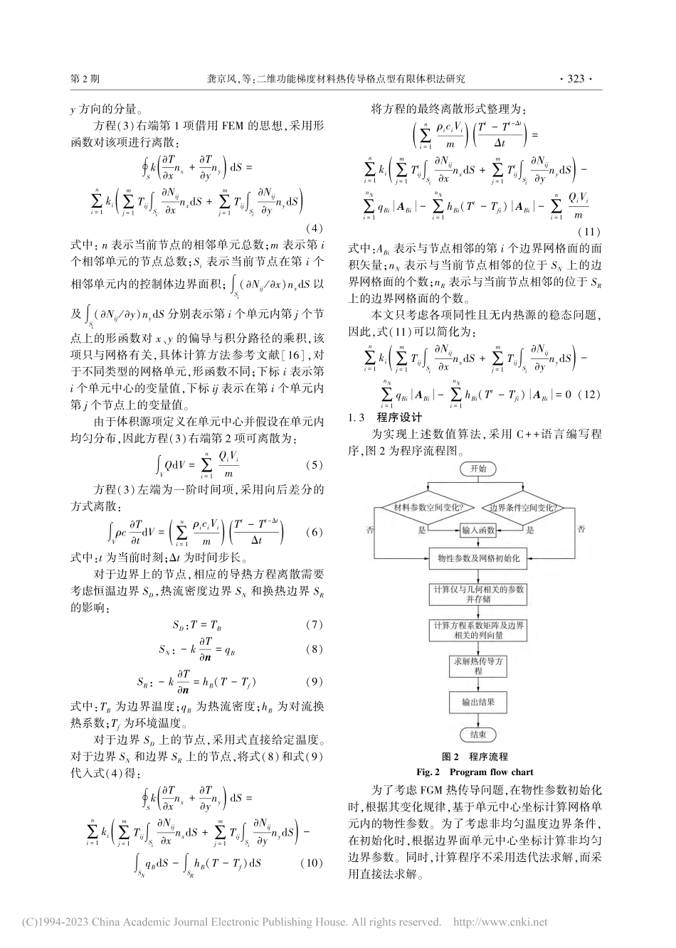 二维功能梯度材料热传导格点型有限体积法研究_龚京风.pdf_第3页