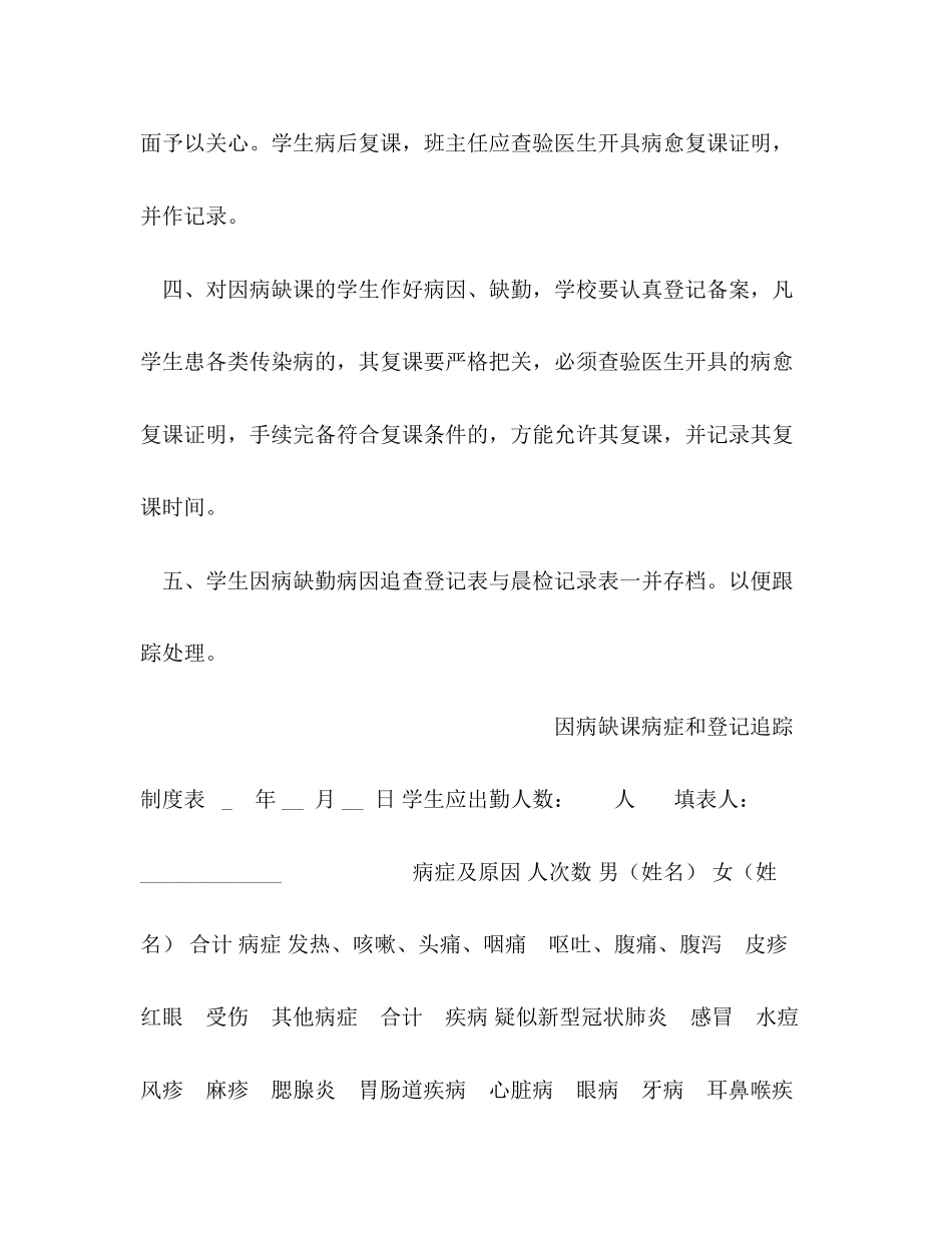 2023年因病缺课登记追踪制度.docx_第2页