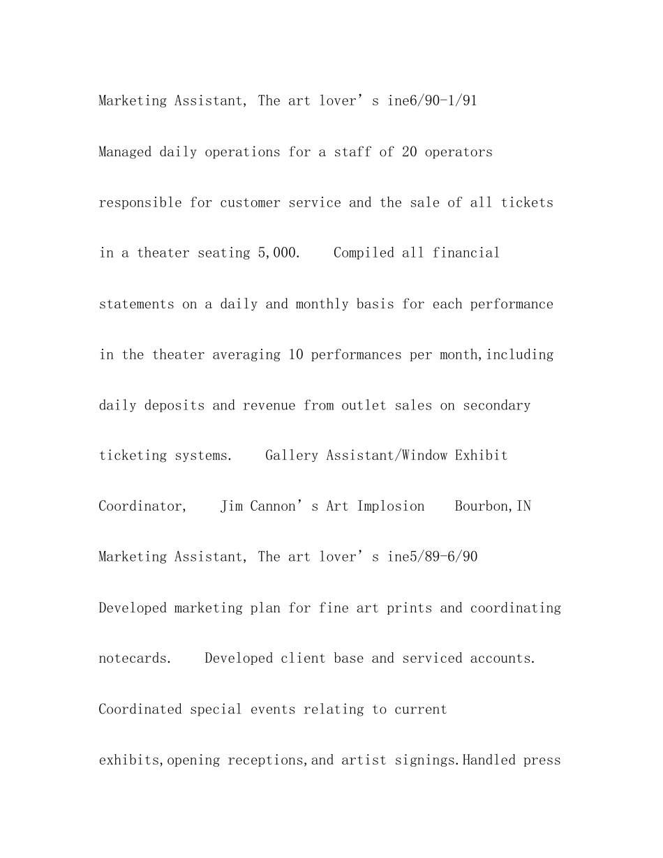 2023年市场助理简历英文MARKETINGASSISTANT.docx_第2页