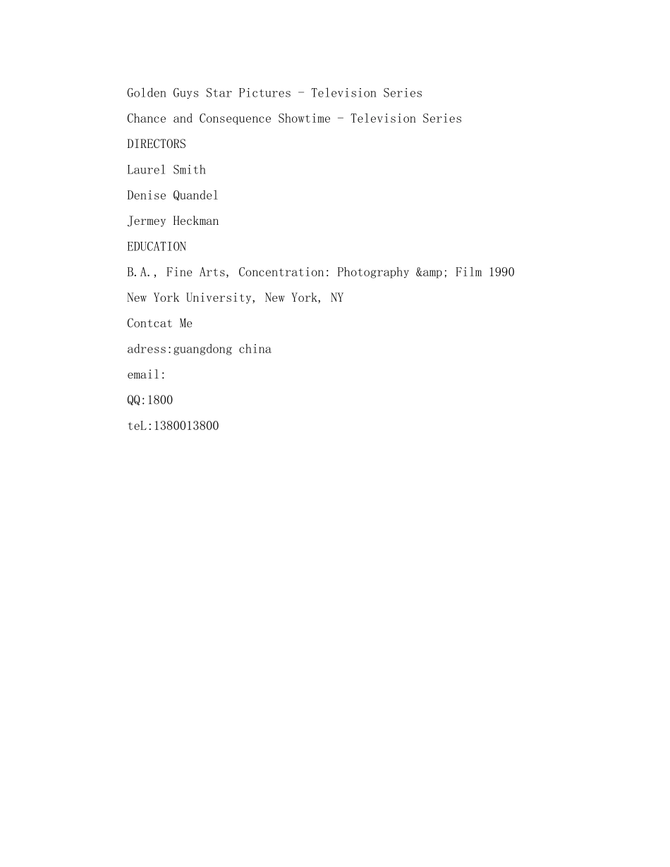 2023年摄影师英文简历.docx_第2页