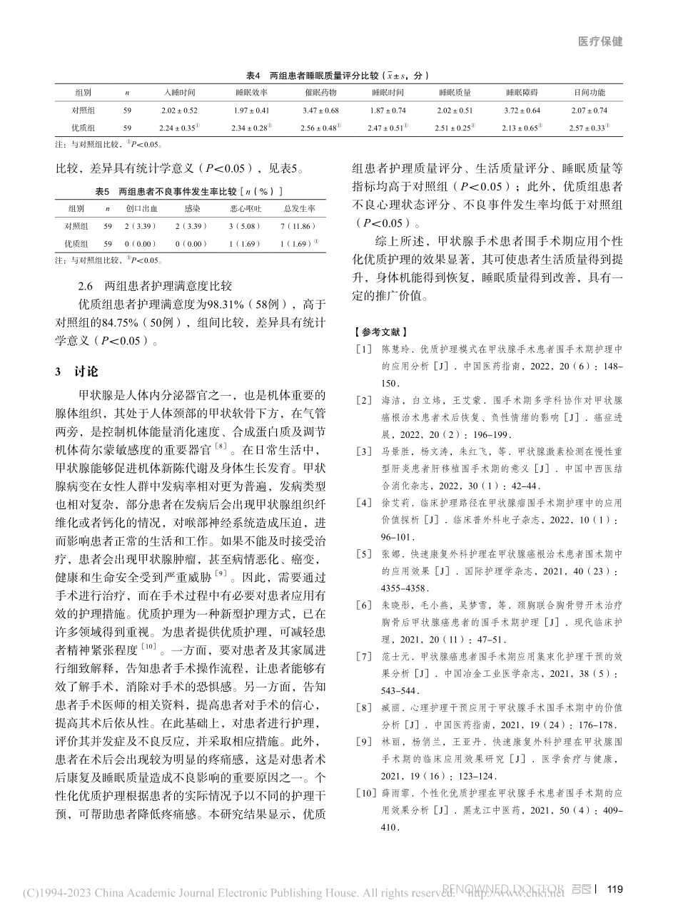 个性化优质护理在甲状腺手术患者围手术期的干预价值_伏群.pdf_第3页