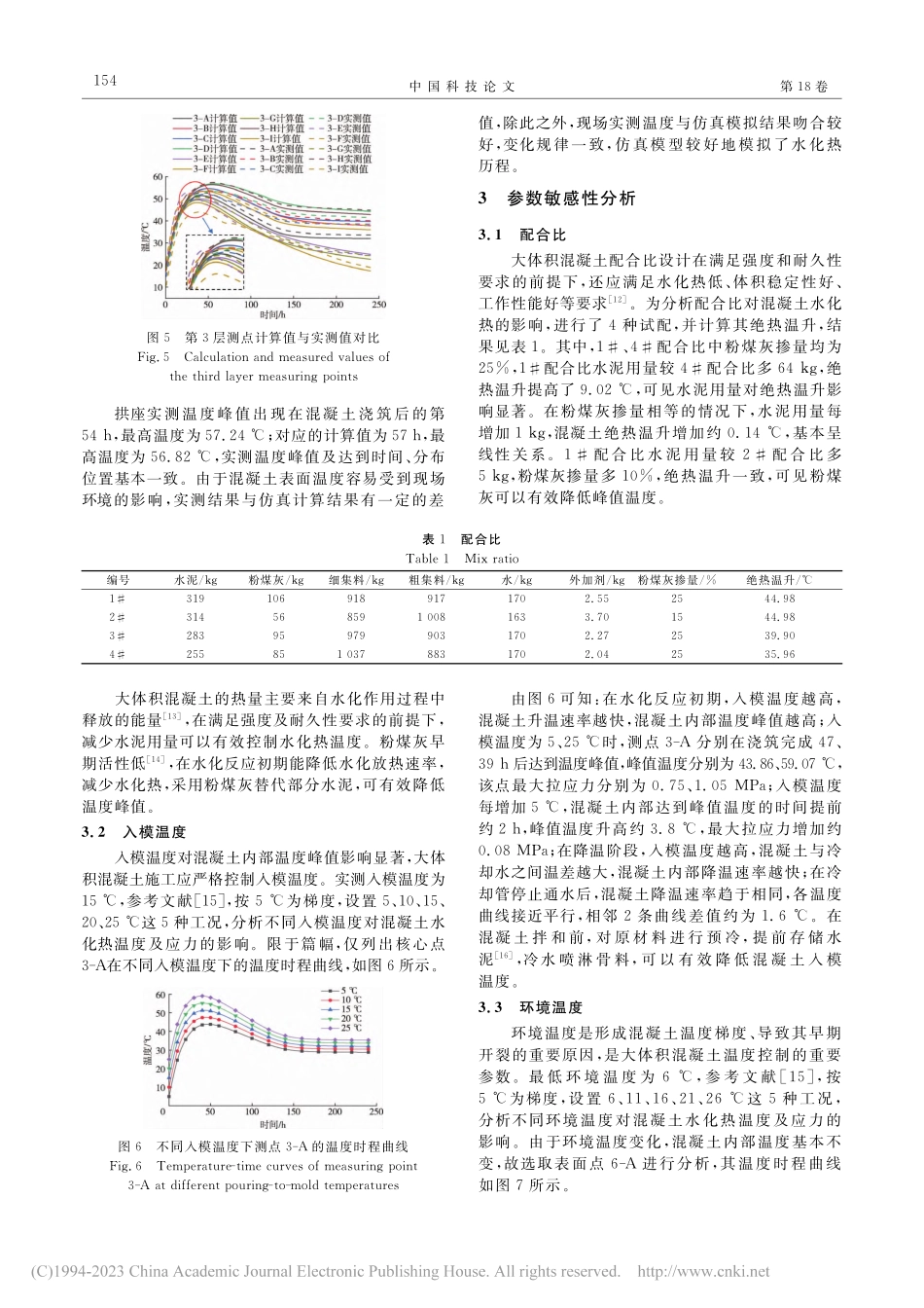 拱座大体积混凝土水化热及温控措施_胡立飞.pdf_第3页