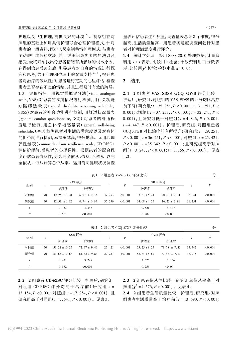 共情护理模式在早期肺癌患者护理中的应用价值_张景枚.pdf_第2页