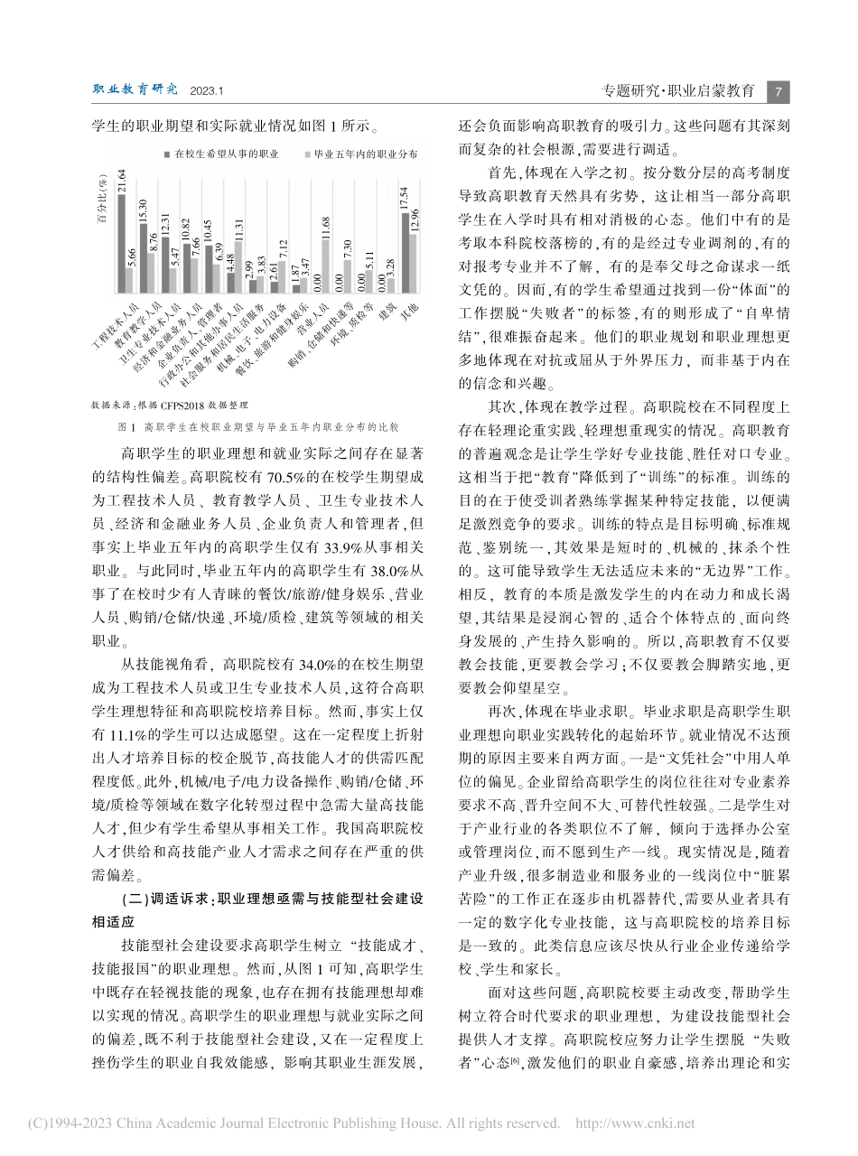 高职院校开展职业理想教育的逻辑理路与体系建构_霍利婷.pdf_第3页