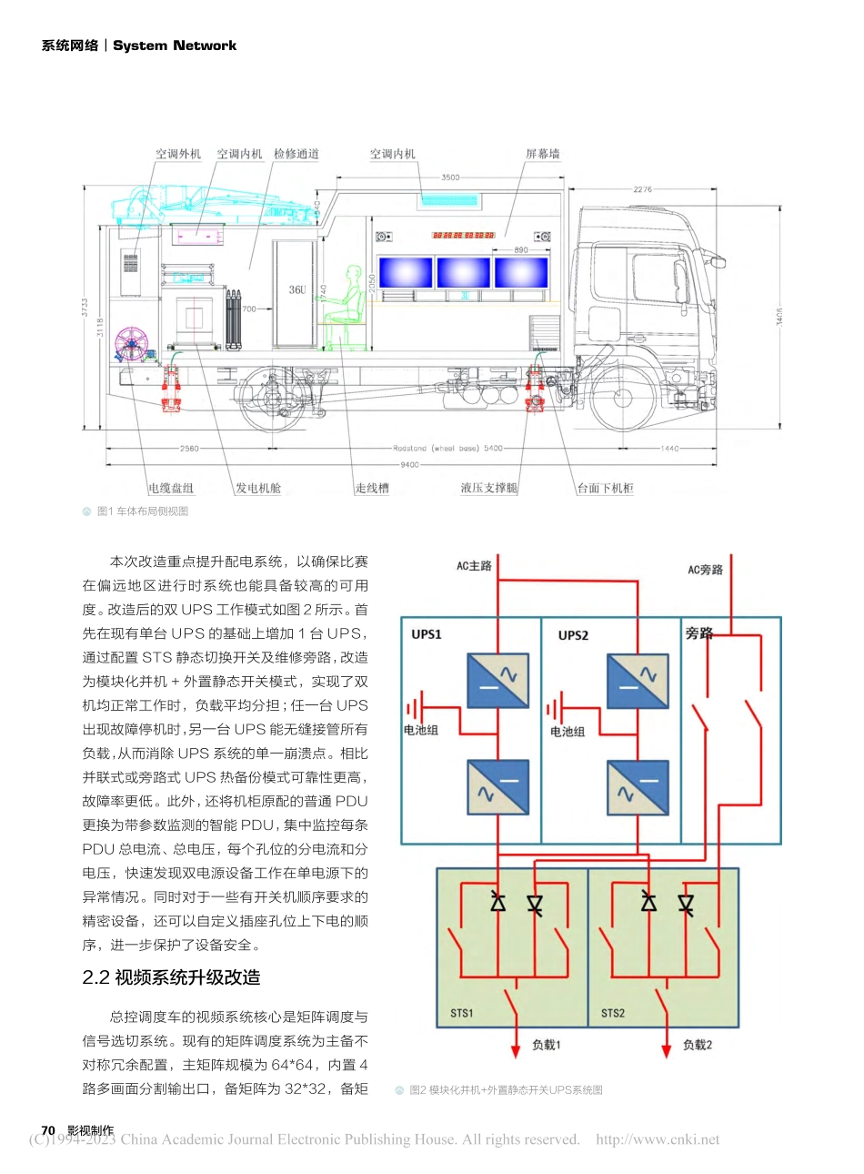 高清总控卫星车4K升级改造实践_尹仲祺.pdf_第2页