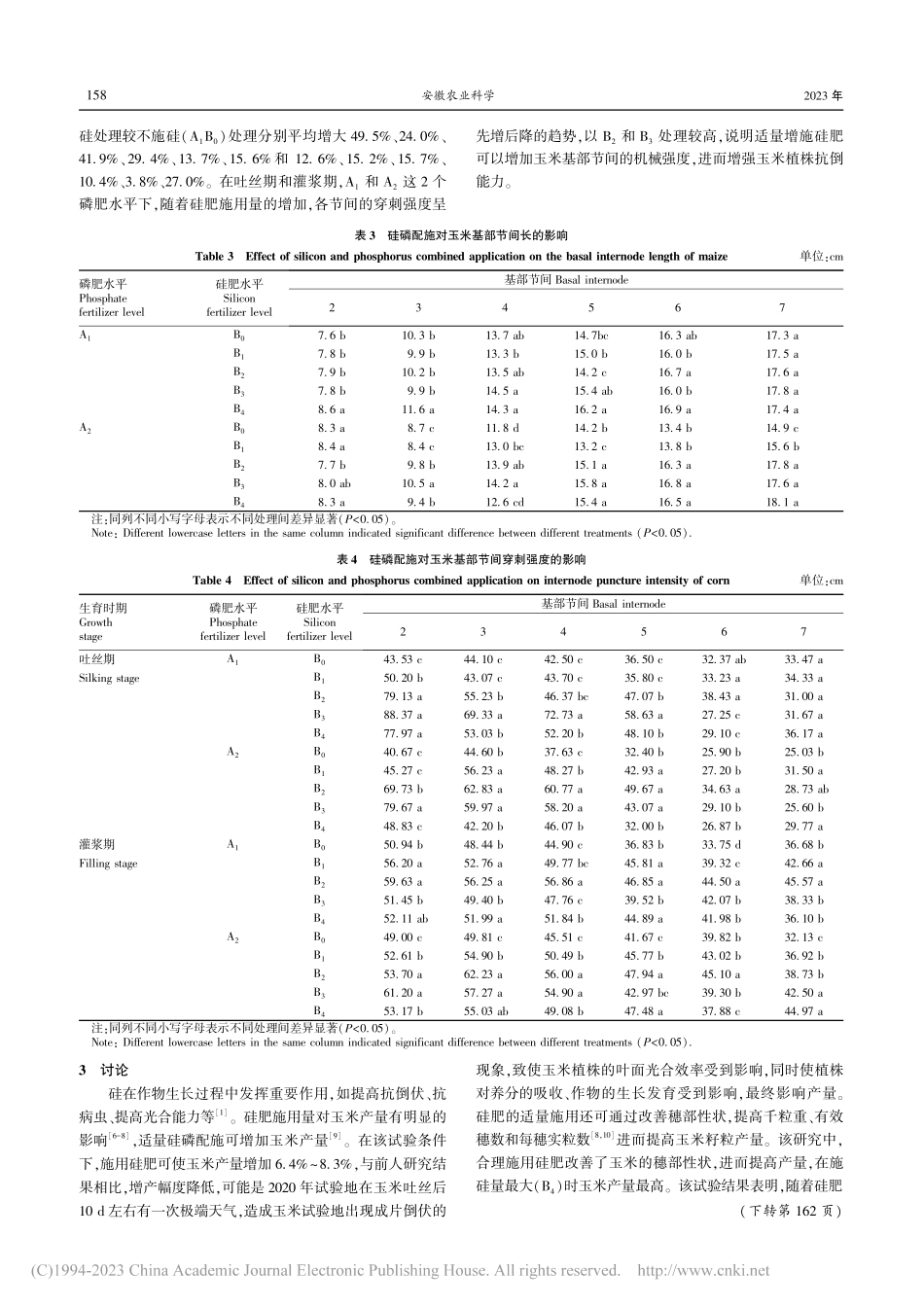 硅磷配施对春玉米抗倒性及产量的影响_周超.pdf_第3页