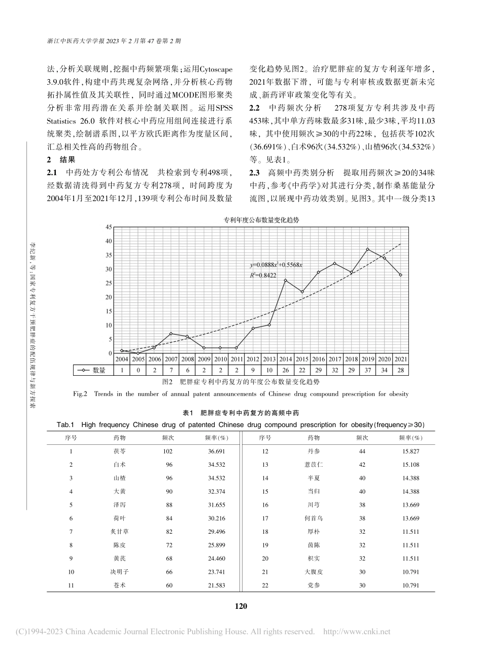 国家专利复方干预肥胖症的配伍规律与新方探索_李纪新.pdf_第3页