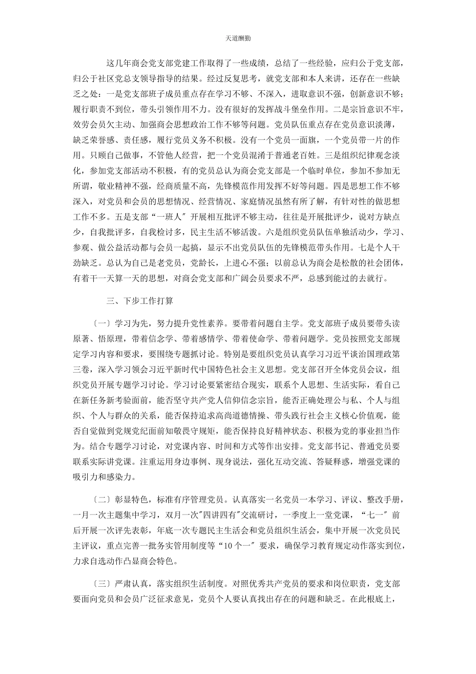 2023年两新党支部书记述职报告精品2.docx_第3页