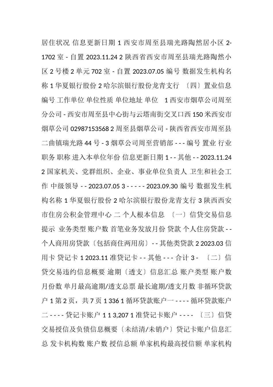 2023年个人信用报告.doc_第2页