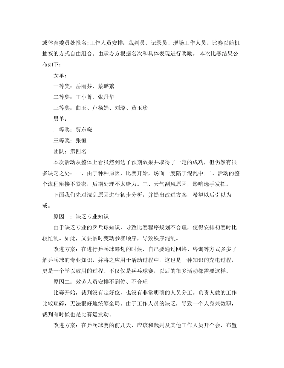 2023年乒乓球比赛的总结报告.docx_第2页