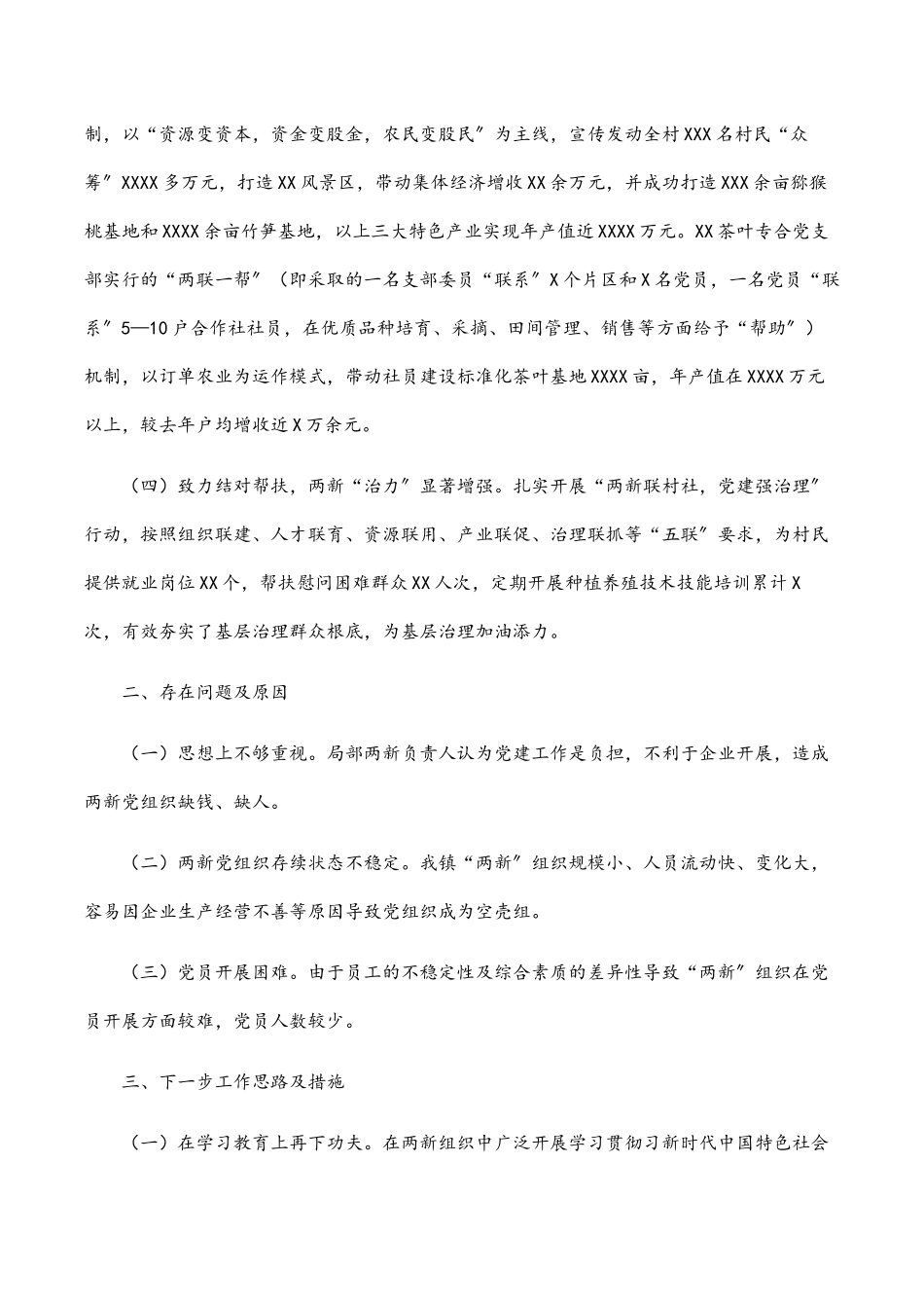 2023年乡镇两新党建第一责任人述职报告.docx_第2页