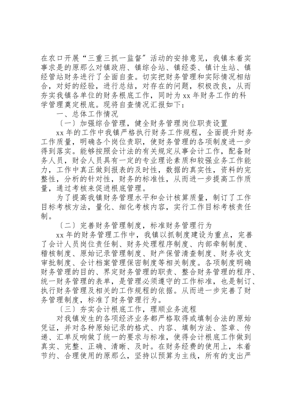 2023年乡镇放管服自查报告新编.doc_第3页