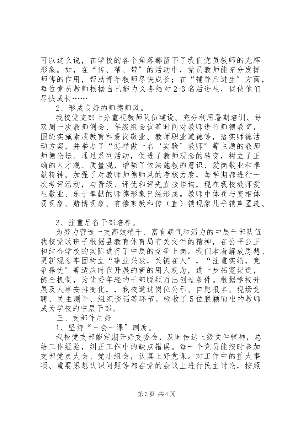 2023年五好党支部自查报告.docx_第3页