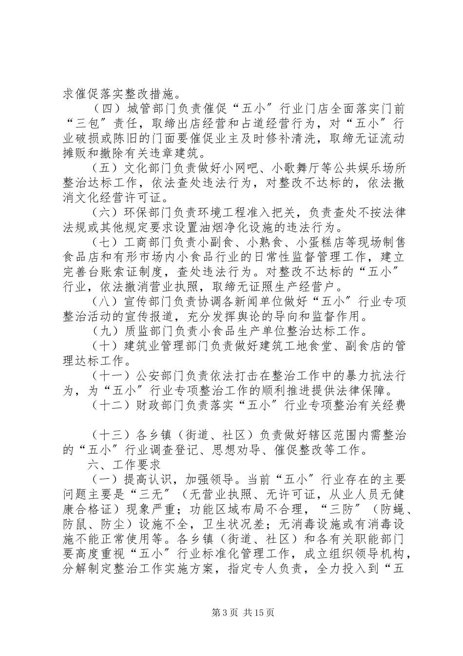2023年五小行业整治方案.docx_第3页