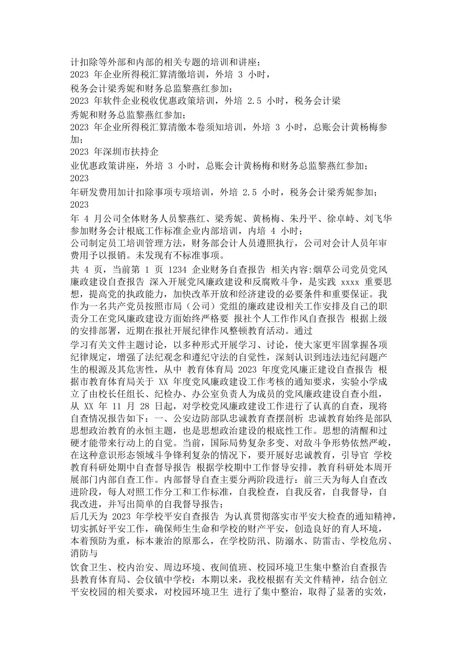 2023年企业财务自查报告写.docx_第2页