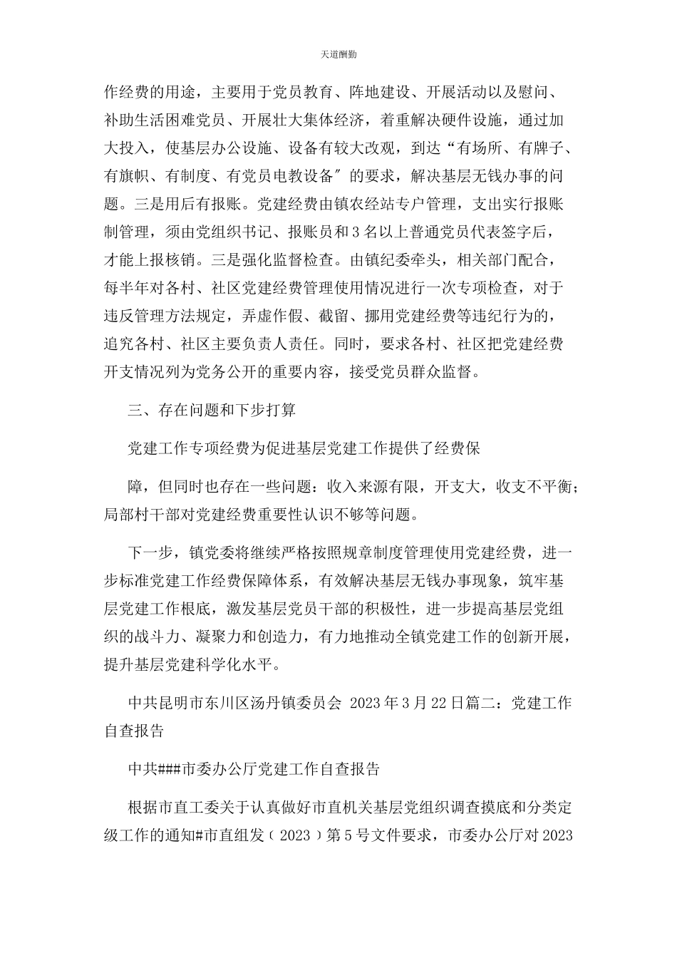 2023年党建经费自查报告2.docx_第2页