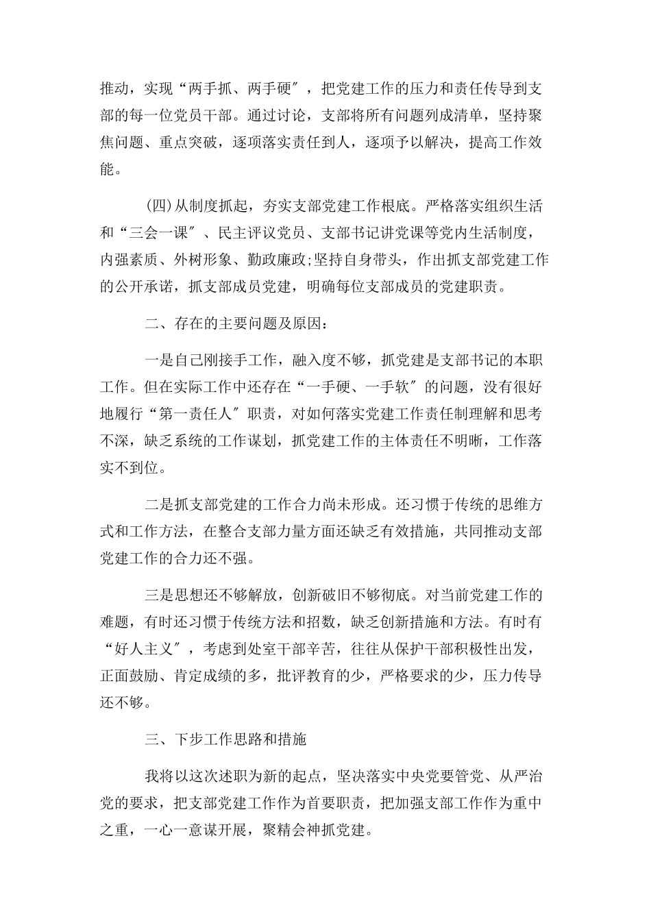 2023年党支部书记党建述职报告.docx_第2页