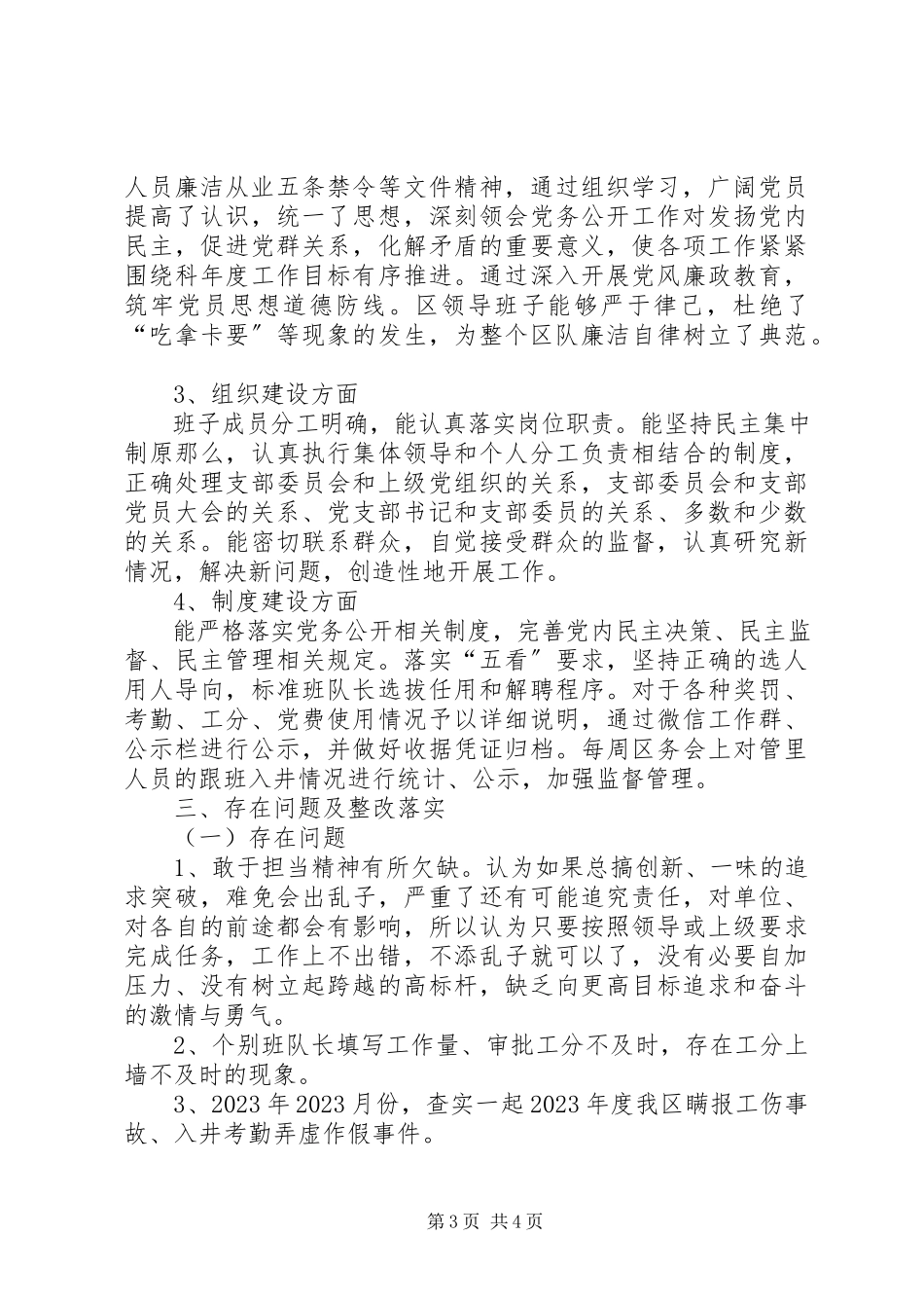 2023年党风廉政建设及党务公开工作自查报告.docx_第3页