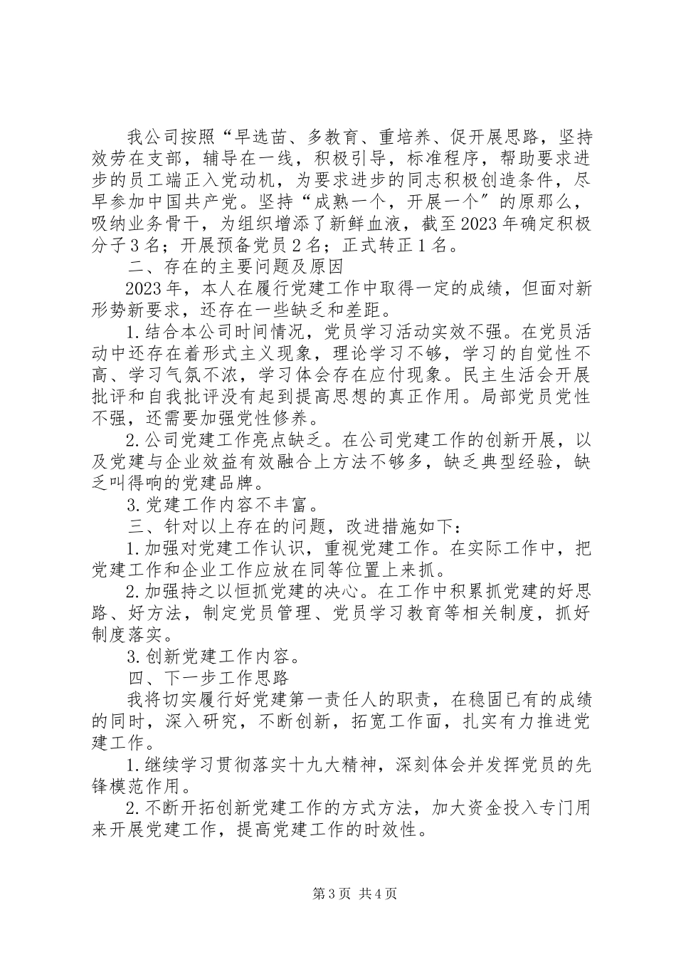 2023年公司党委书记党建工作总结报告.docx_第3页