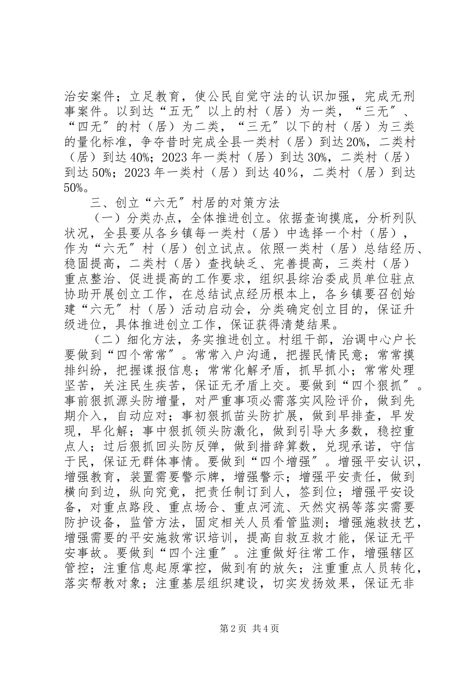 2023年六无村居创建情况调研报告.docx_第2页