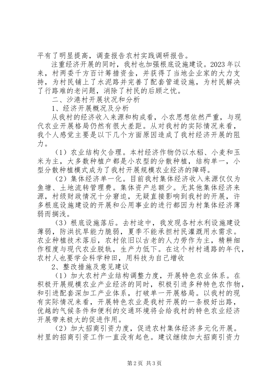 2023年农村实践调研报告.docx_第2页