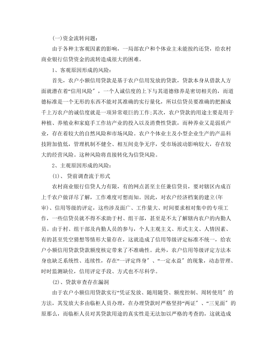 2023年农村小额贷款调查报告.docx_第2页