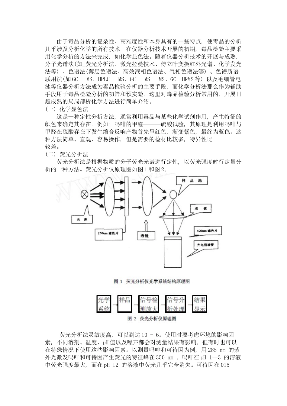 2023年分析化学在毒品检验分析中应用方法简述.docx_第2页