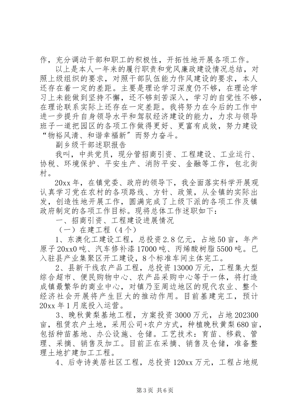 2023年副主任述职述廉报告与副乡级干部述职报告.docx_第3页