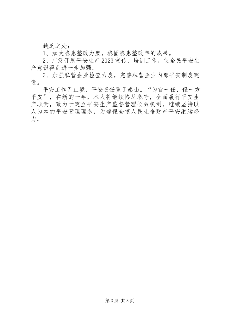 2023年副镇长安全生产述职报告.docx_第3页