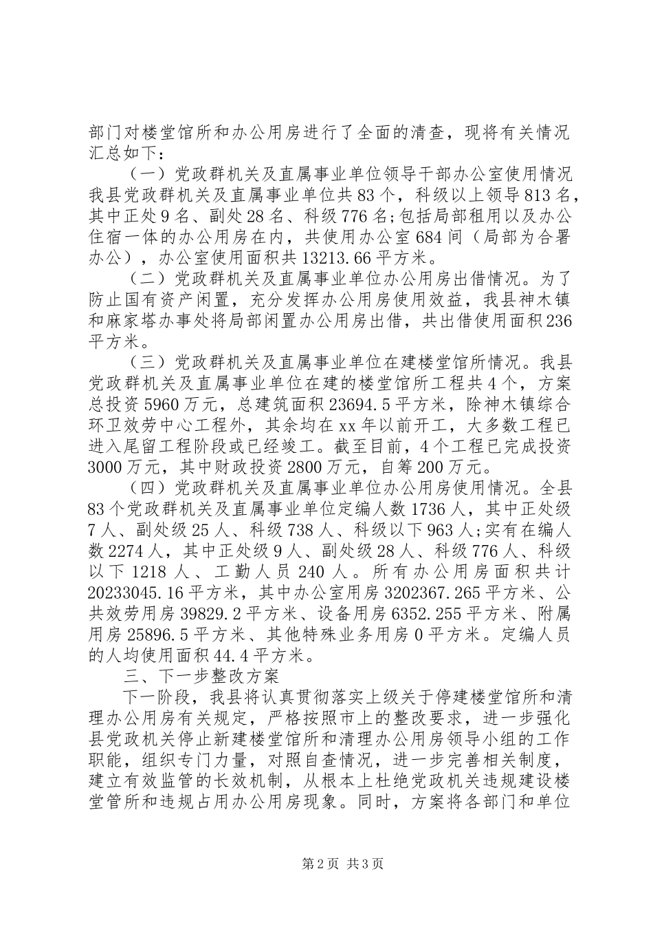 2023年办公室清理自查报告2新编.docx_第2页