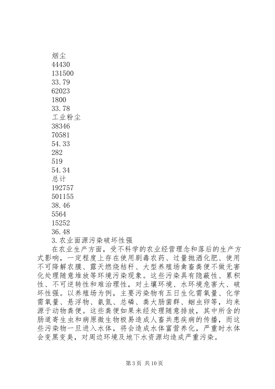2023年加强全区污染防控的调研报告.docx_第3页