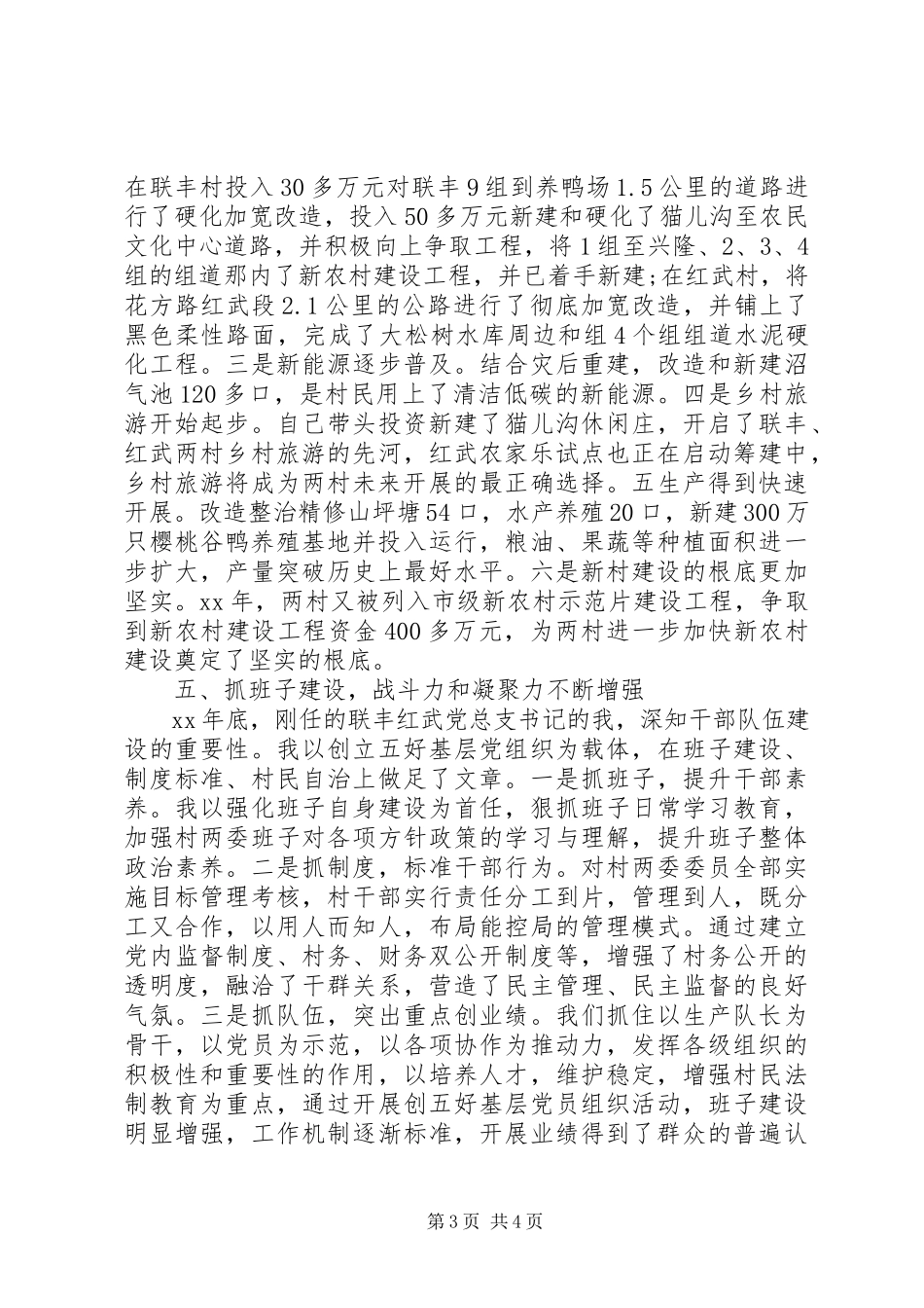 2023年农村党支部书记终述职报告.docx_第3页