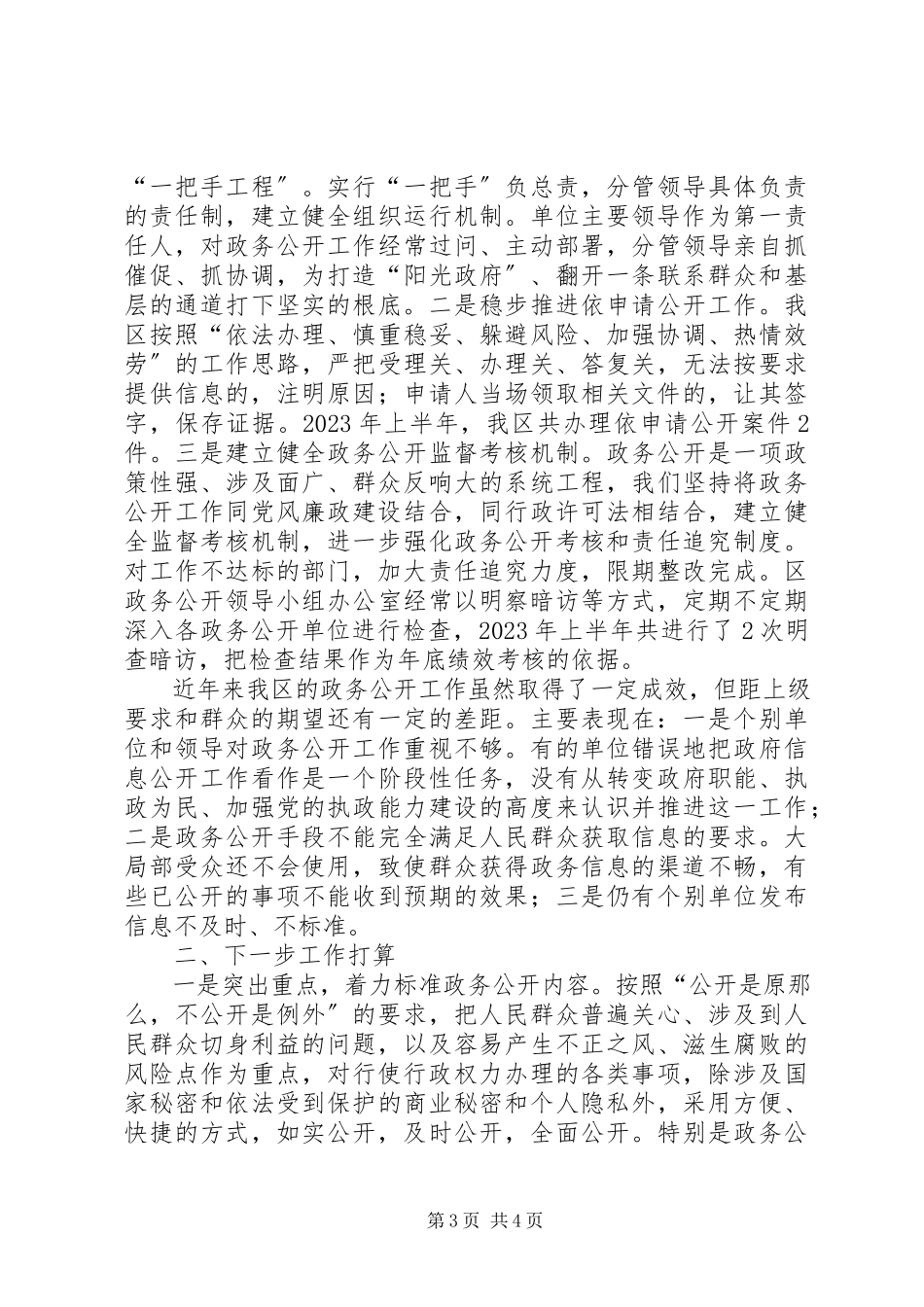 2023年区政府开展政务公开标准化建设工作自查报告.docx_第3页